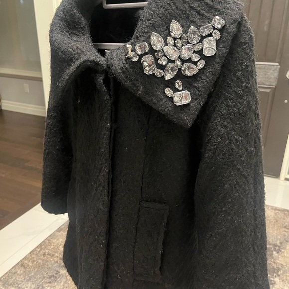 Urban 💎Behaviour 💎black bejewelled winter 💎 dressy jacket size small💎 - Picture 11 of 17